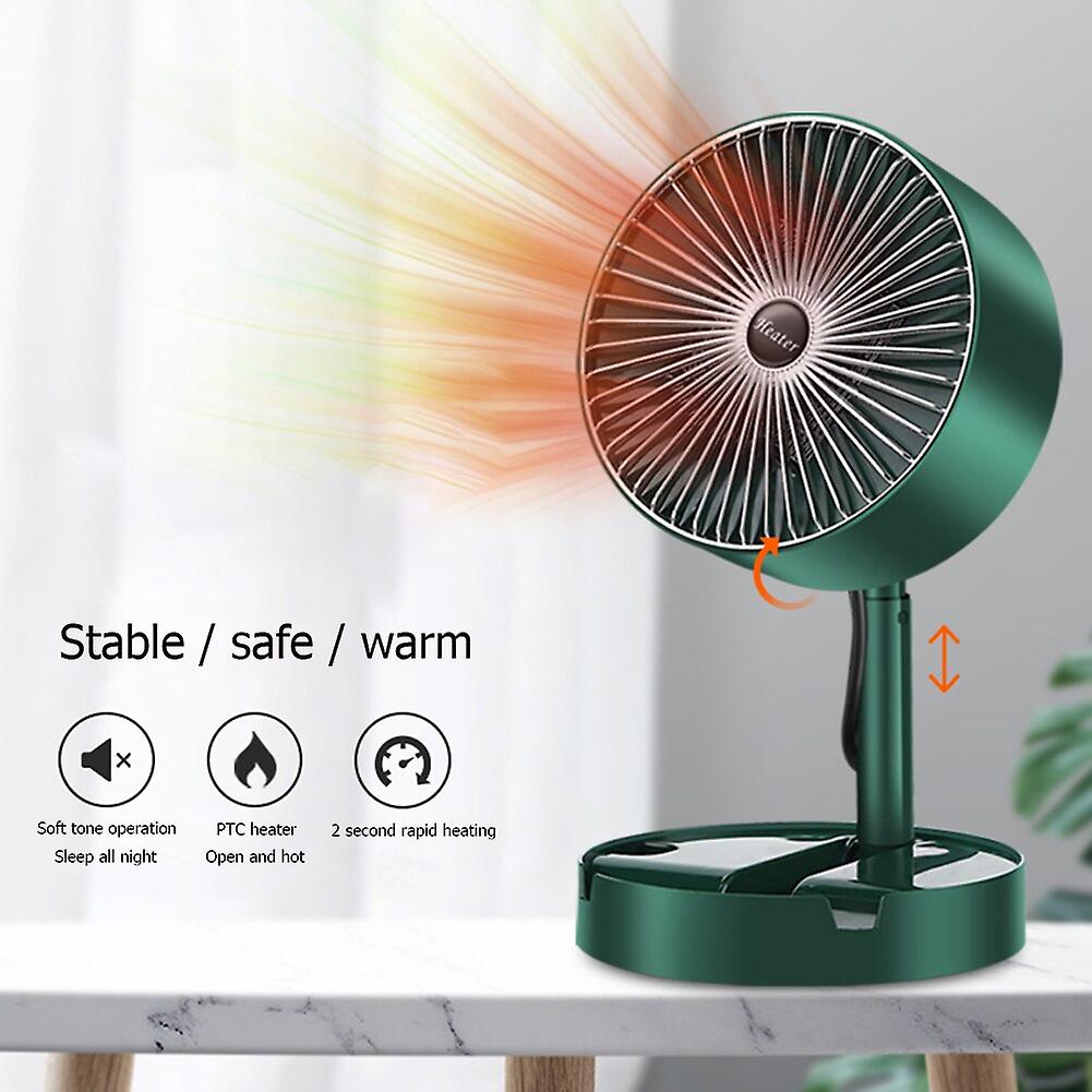 120v Electric Heater Ptc Fast Heating Space Heater Automatic Power Off Winter Warmer Machine Portable Adjustable For Home Office