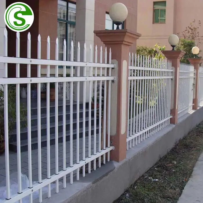 Killer Quality Garden Fence Black Customized Fence Panel Garden Supplies Wholesale Price Tubular Steel Fence