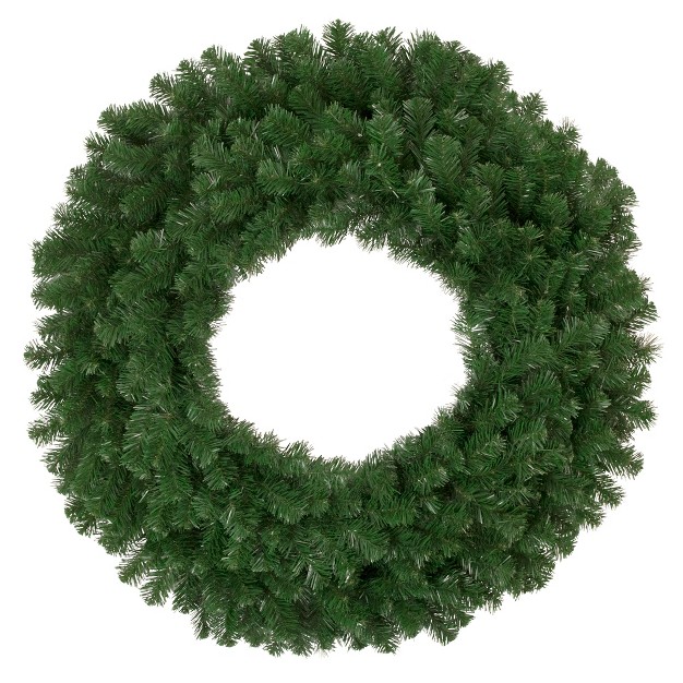 Unlit Deluxe Windsor Pine Artificial Christmas Wreath