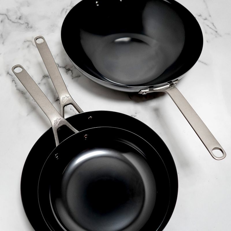 Saveur Selects Voyage Nitri-Black Carbon Steel 14-in. Wok