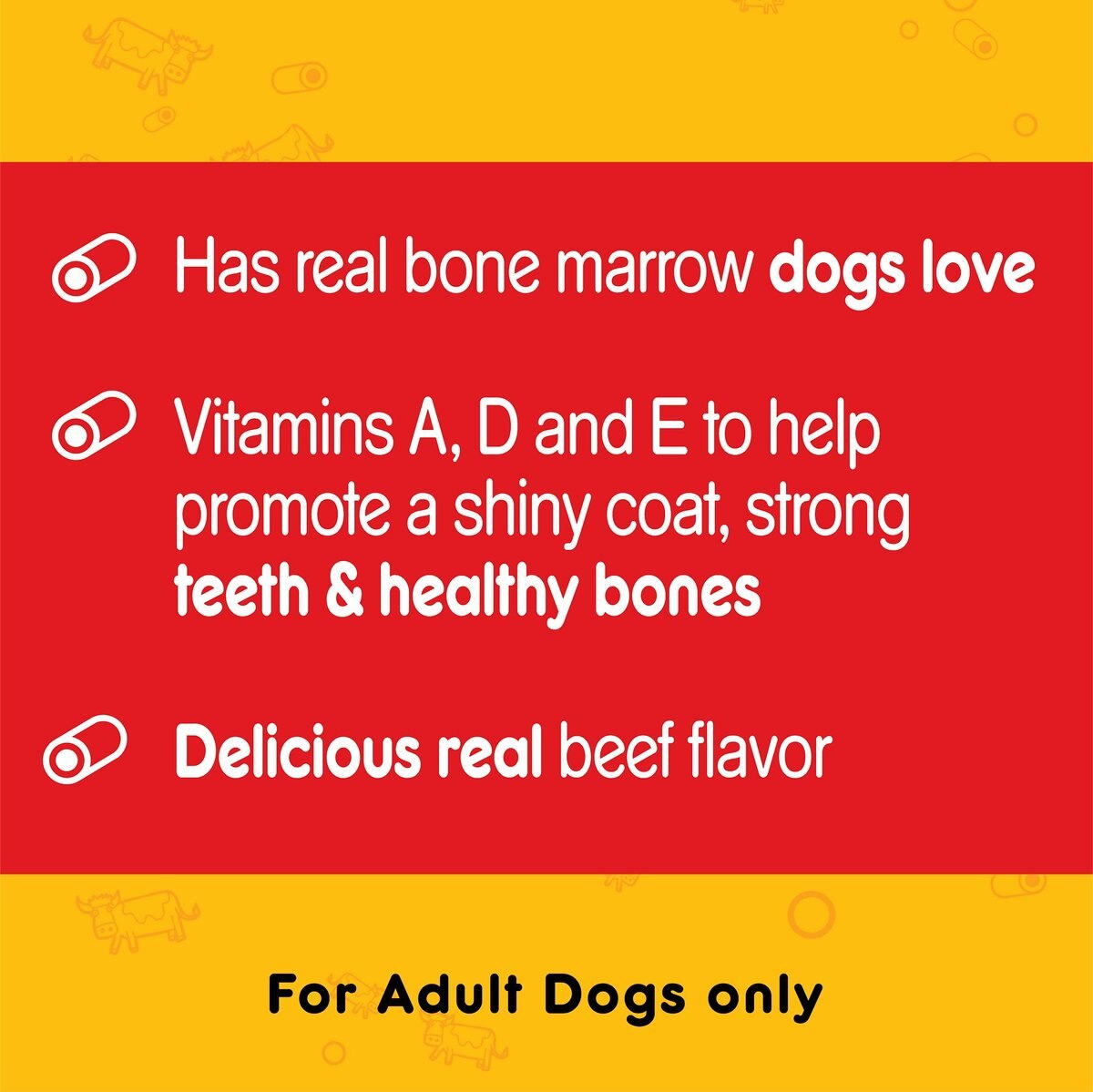 Pedigree Marrobone Real Beef Flavor Biscuit Dog Treats