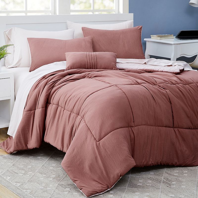 Modern Threads 6-Piece Garment Washed Complete Bed Set