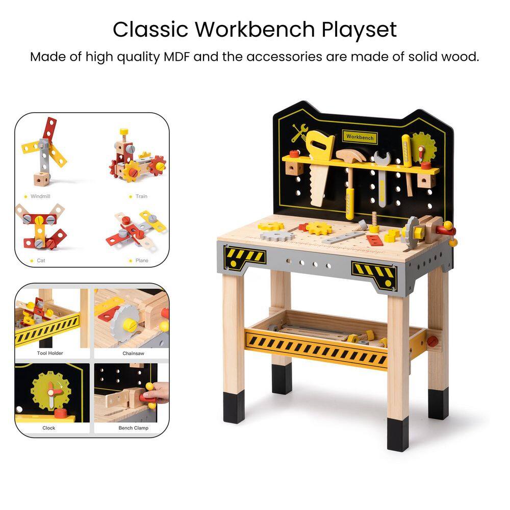 Utopia 4niture Sanya Carpenter Wood Workbench Set HAW97963912