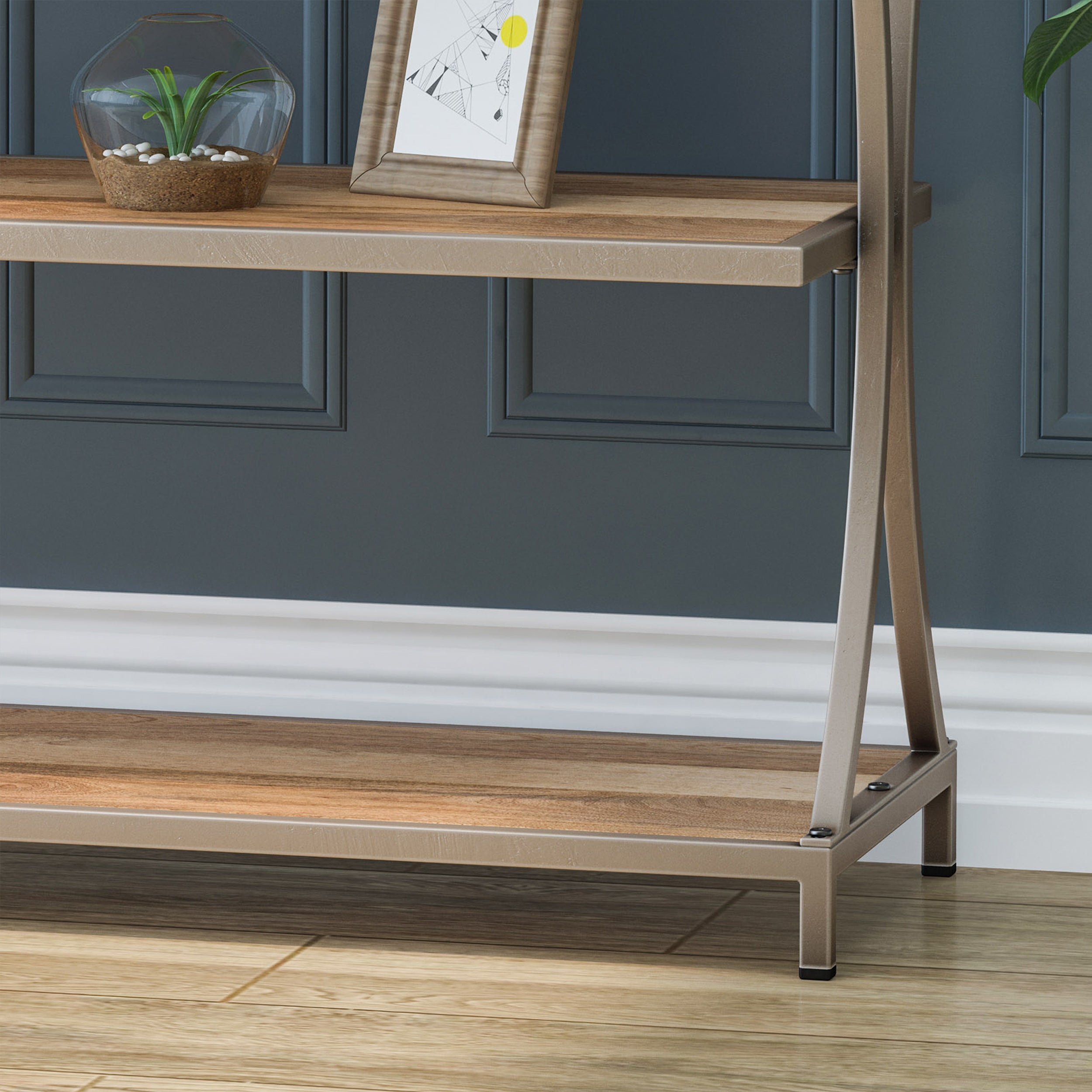 Makyia 2 Shelf Modern Console Table