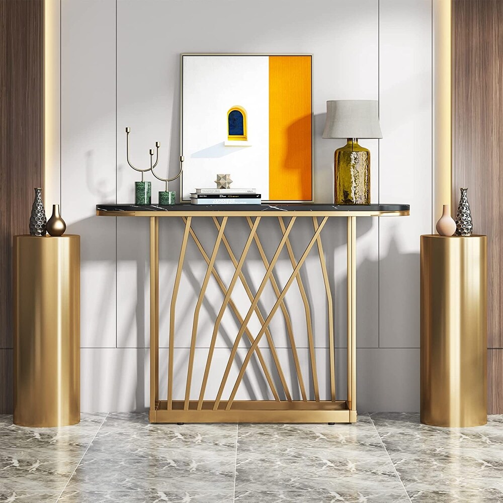 Gold Console Table  43\