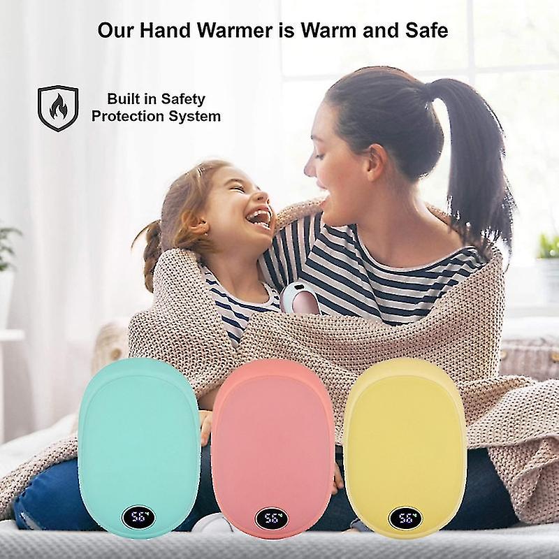 2 In 1 Usb Heater Rechargeable Electric Warmer Quick Hand Warmer Heat Heater Light Safety Pocket Mobile Power 10000 Mah