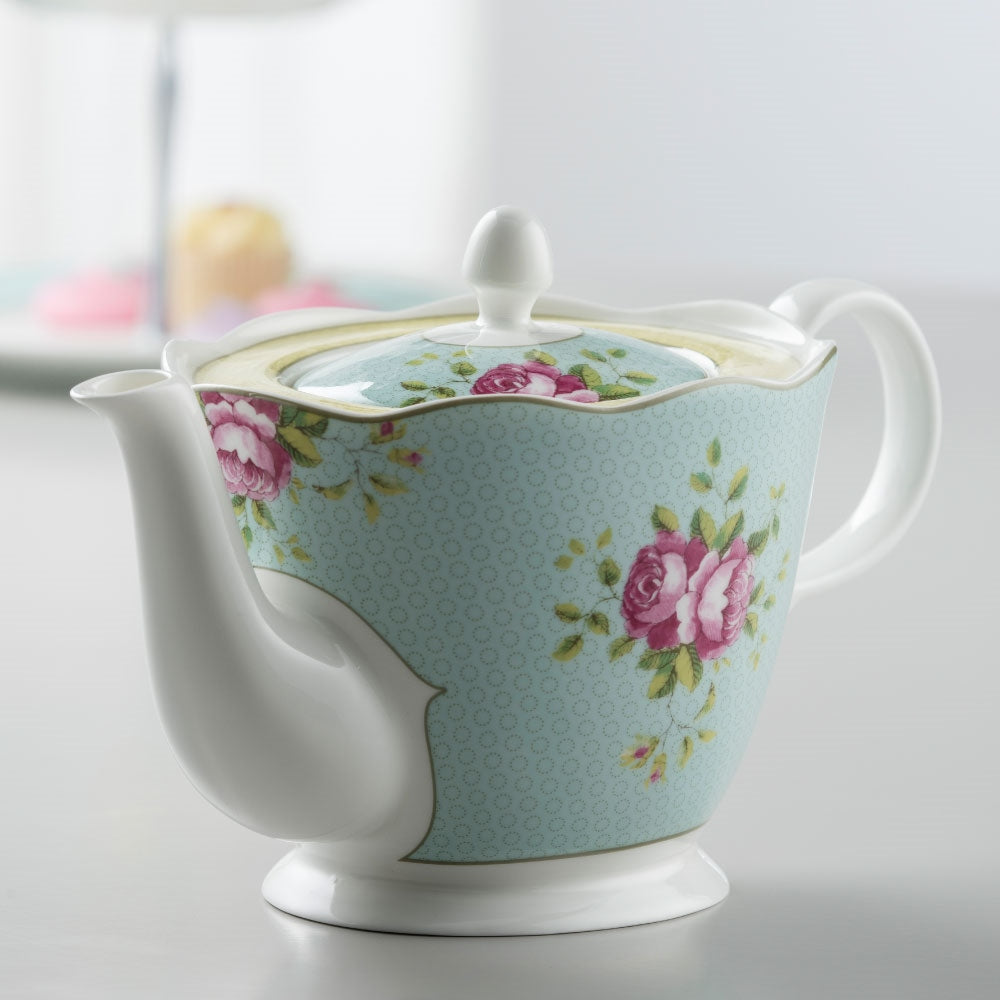 Aynsley Archive Rose Teapot