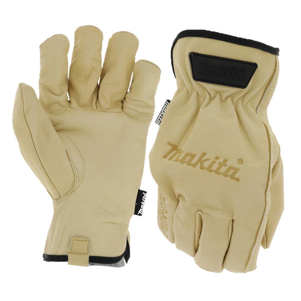 Makita Driver Gloves Genuine Leather Cow Medium T-04189 from Makita