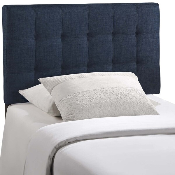 Porch and Den Tularosa Navy Upholstered Headboard - - 20340146