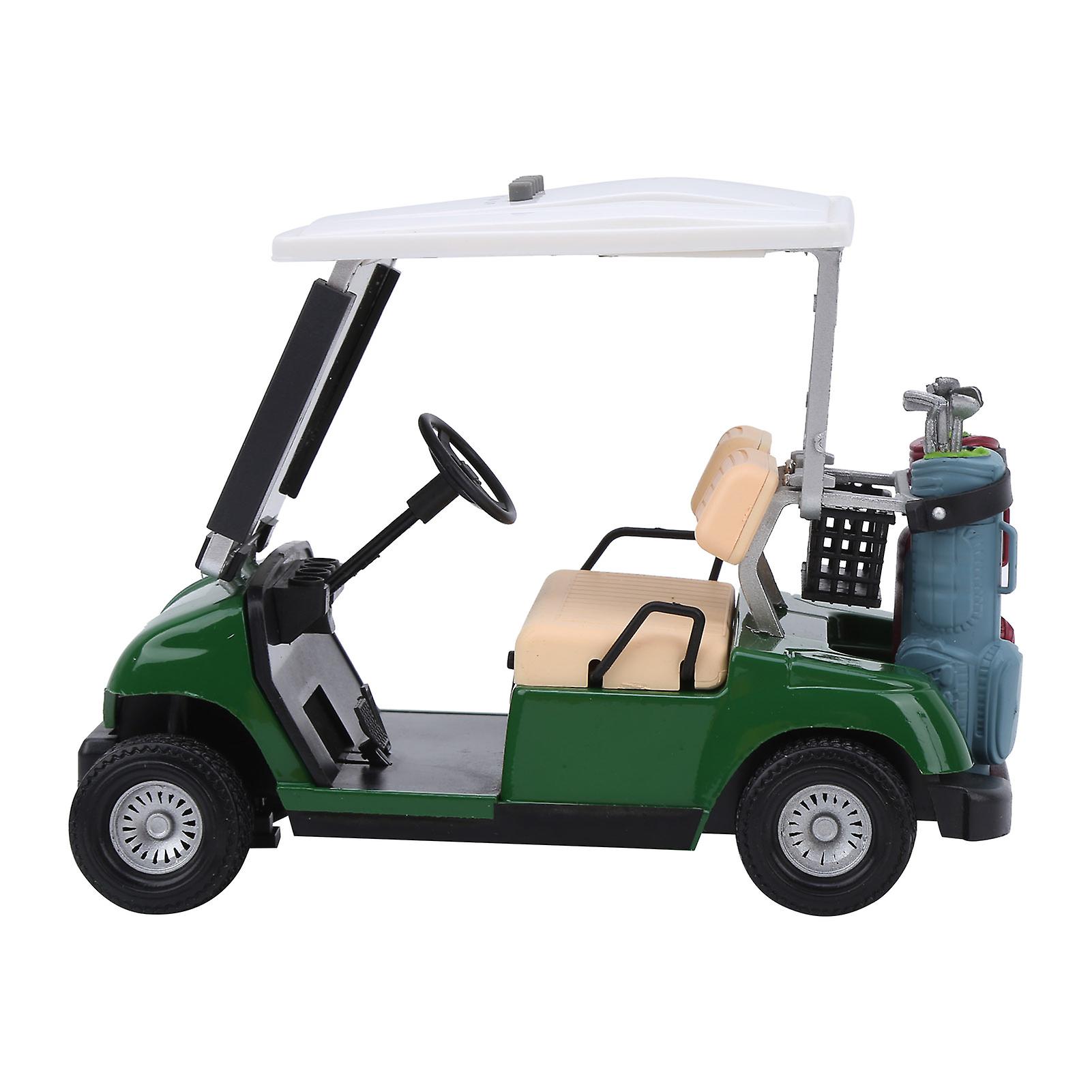 Plastic Golf Perpetual Calendar Club Car Present Gift Miniature Golf Cart Clock Accessory