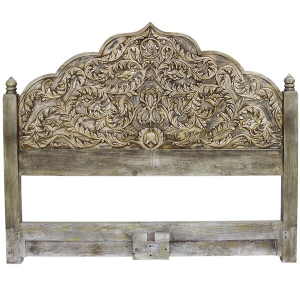 Hand Carved Wall Panel/Bedhead - - 35066923