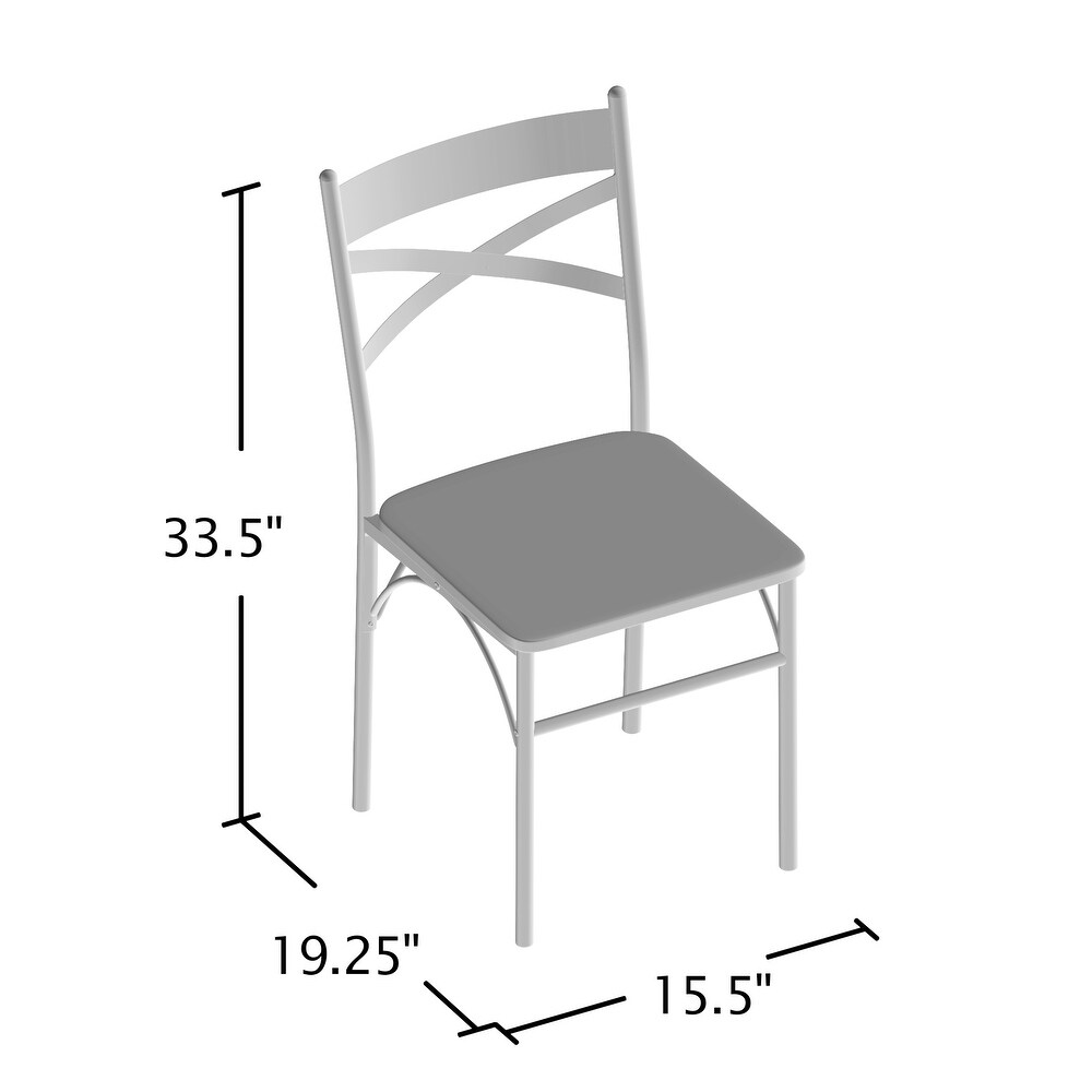 DH BASIC Small Space 2 Person Dining Set by Denhour