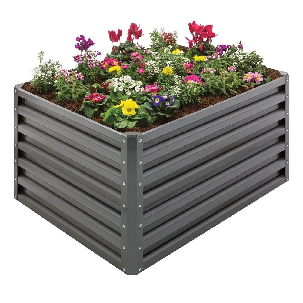 manufacturer Outdoor Garden Whole Assembly Metal Planter Pot Aluminum Flower Pots