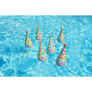 Poolmaster Party Hats Swimming Pool and Yard Ring Toss Game 86201