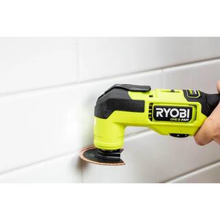 RYOBI ONE+ 18V Lithium-Ion 2.0 Ah 4.0 Ah and 6.0 Ah HIGH PERFORMANCE Batteries and Charger Kit w HP Brushless Multi-Tool PSK007-PBLMT50B