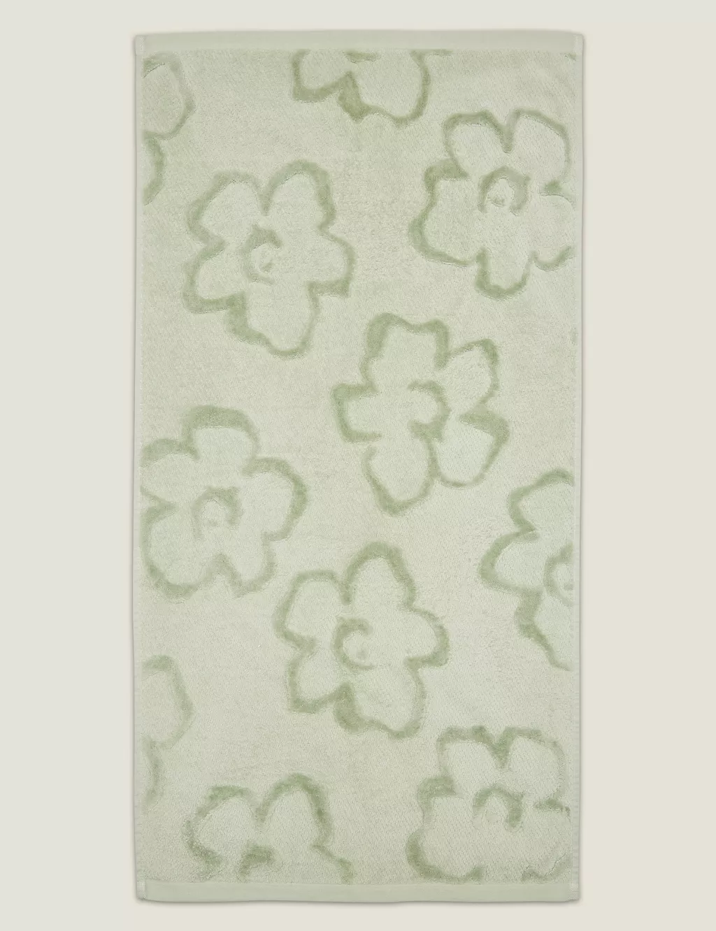 Pure Cotton Magnolia Textured Towel