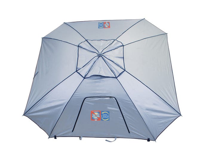 RIO Beach Total Sun Block ExtremeShade 8 ft. Beach Umbrella ETSB8-2019-1