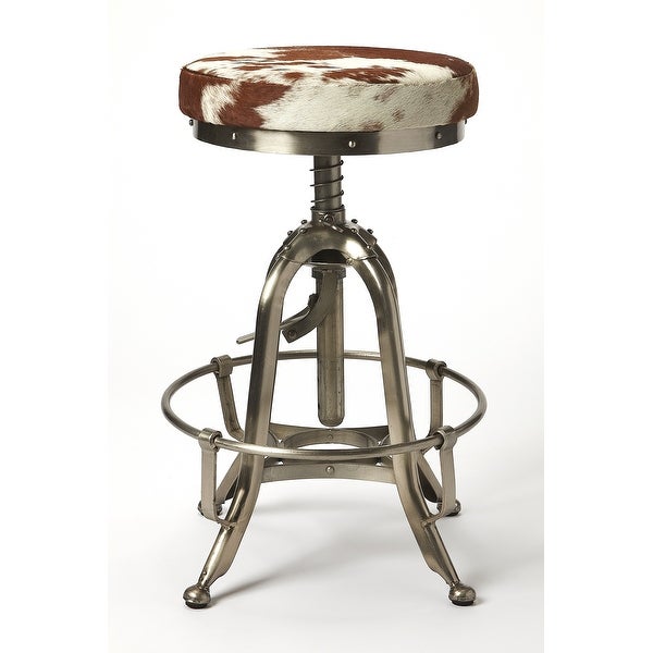 Butler Donovan Hair-On-Hide Barstool