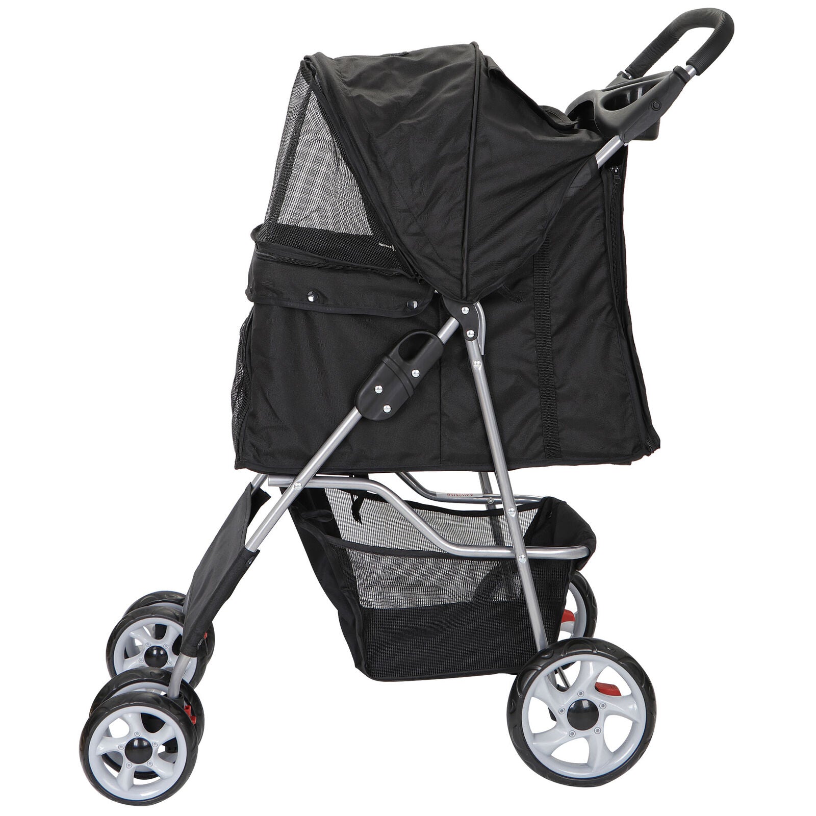 Portable Foldable Pet Stroller with Carrier Cart for Traveling with Dogs and Cats