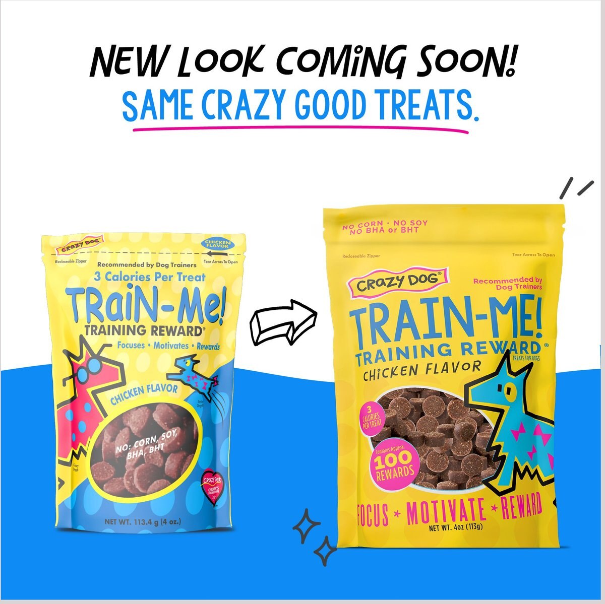 Crazy Dog Train-Me! Chicken Flavor Dog Treats