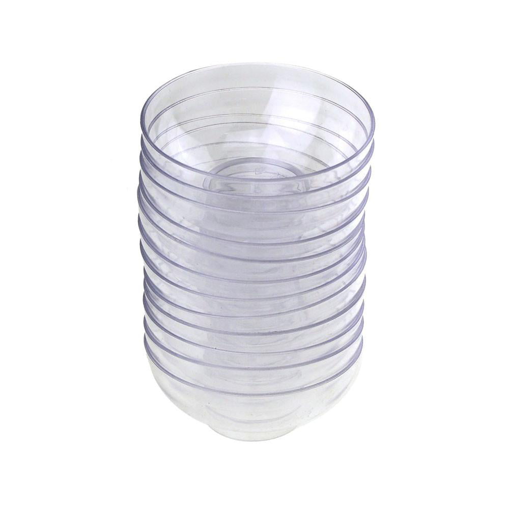 Clear Plastic Mini Appetizer Dessert Bowls， 2-3/4-Inch， 12-Piece