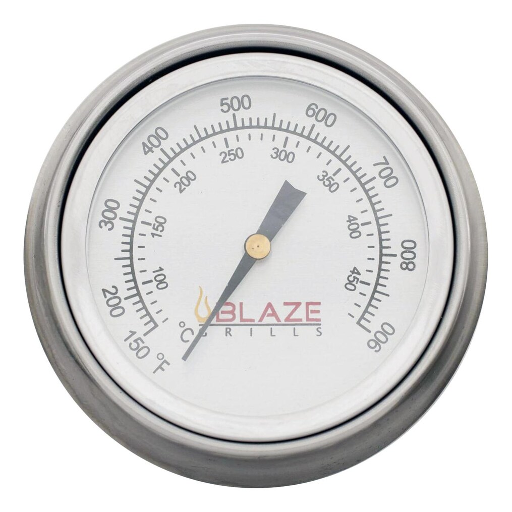 Blaze Analog Temperature Gauge W/ Bezel and Cover Plate