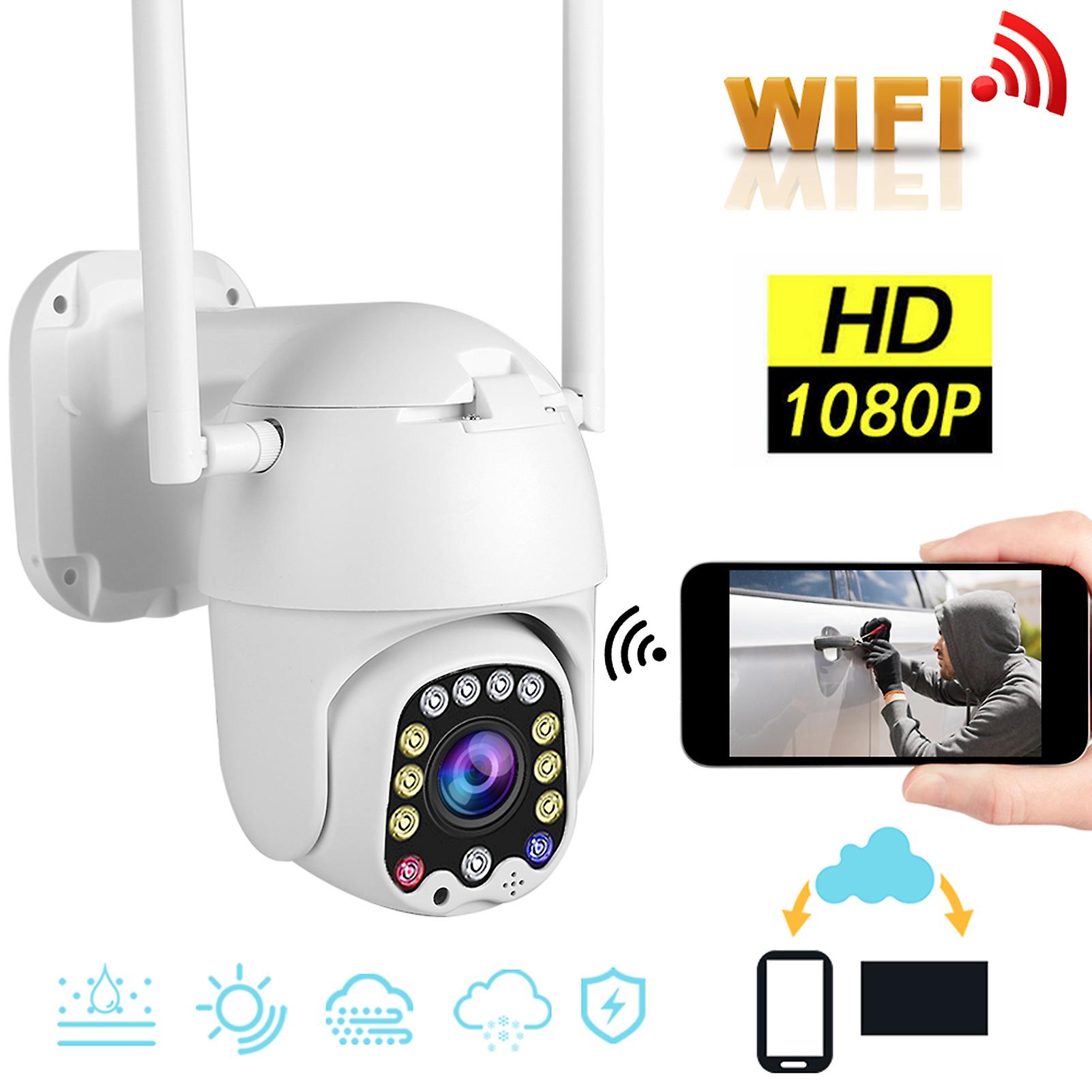 Intelligent 1080p Wifi Ptz Camera 12led Waterproof Security Cctv 110 240vuk