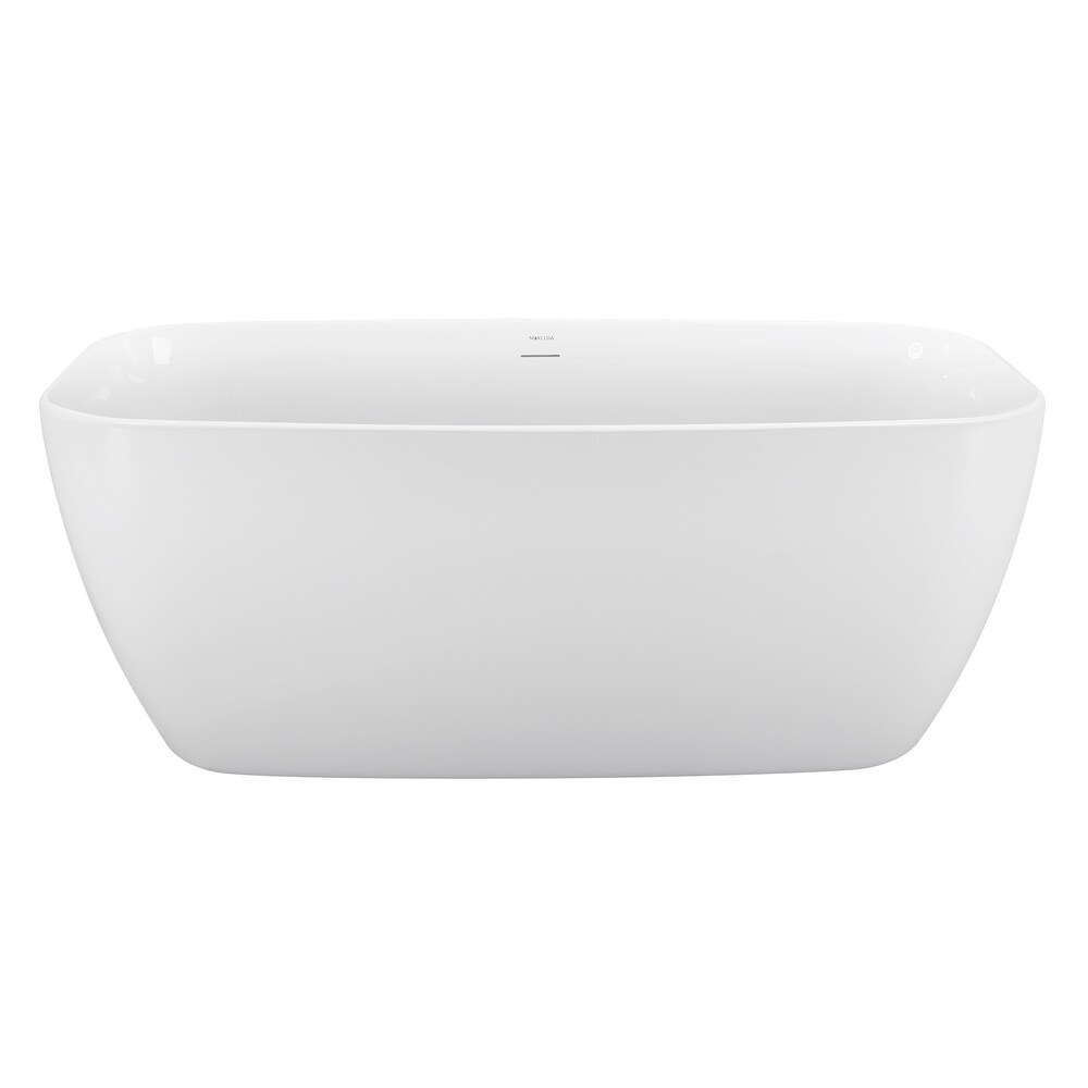 White Acrylic Freestanding Bathtub  Oaking Tub