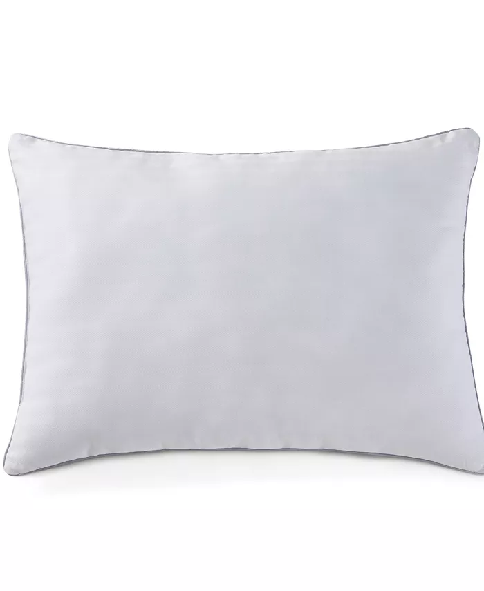 DKNY Herringbone Cotton 2 Piece Pillow Set， Standard Queen