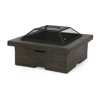 Noble House Berwick 29 in. Gray Wood Burning Fire Pit 107119