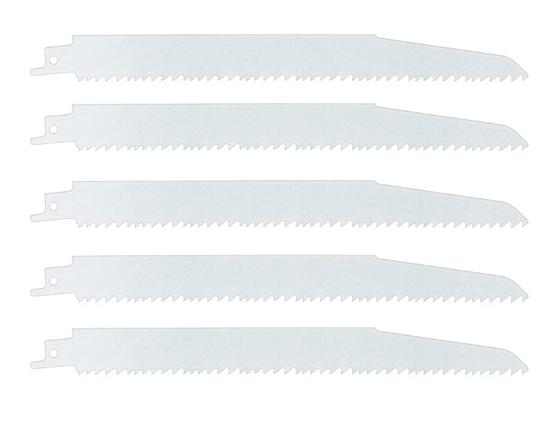 Ace 6 in. Bi-Metal Reciprocating Saw Blade 6 TPI 5 pk