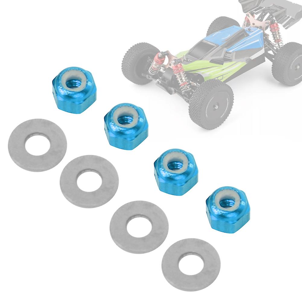 Wheel Hex Lock Nut Fit For Wltoys 1/14 144001 Rc Car Upgrade Accessoryblue A949-49r