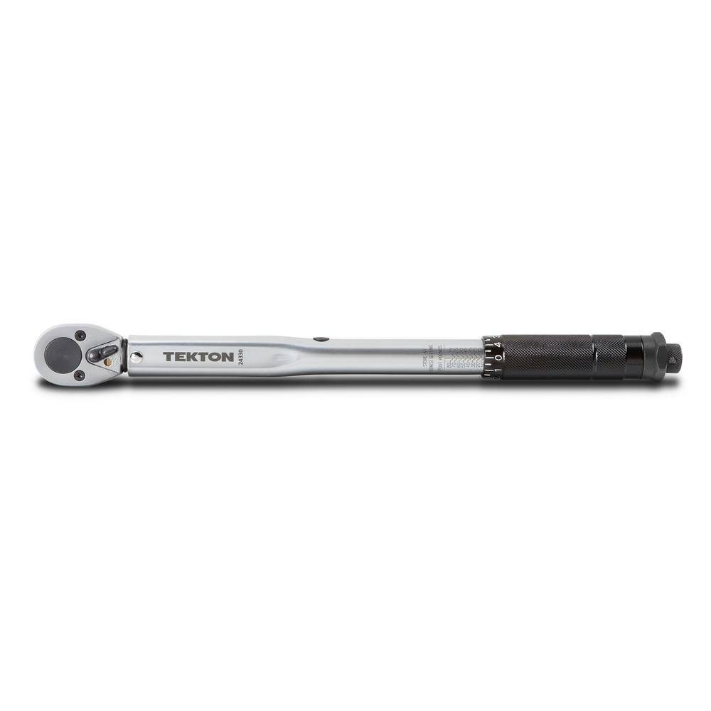 TEKTON 38 in. Drive Click Torque Wrench (10-80 ft.-lb.) 24330