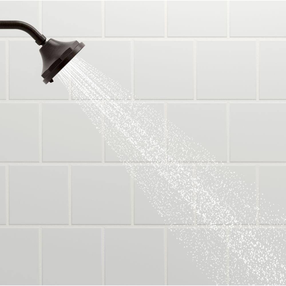 KOHLER Worth Single-Handle 3-Spray Tub and Shower Faucet in Oil Rubbed Bronze (Valve Included) K-R76258-4E-2BZ