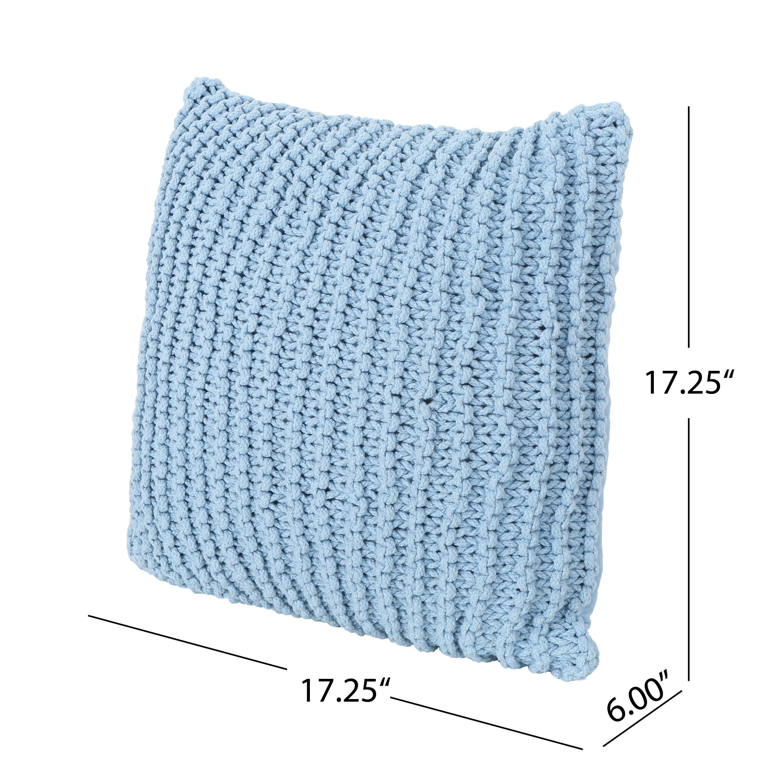 Tate Knitted Cotton Pillow