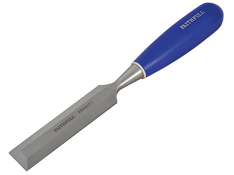 Faithfull Bevel Edge Chisel Blue Grip 25mm (1 in) FAIWCB1