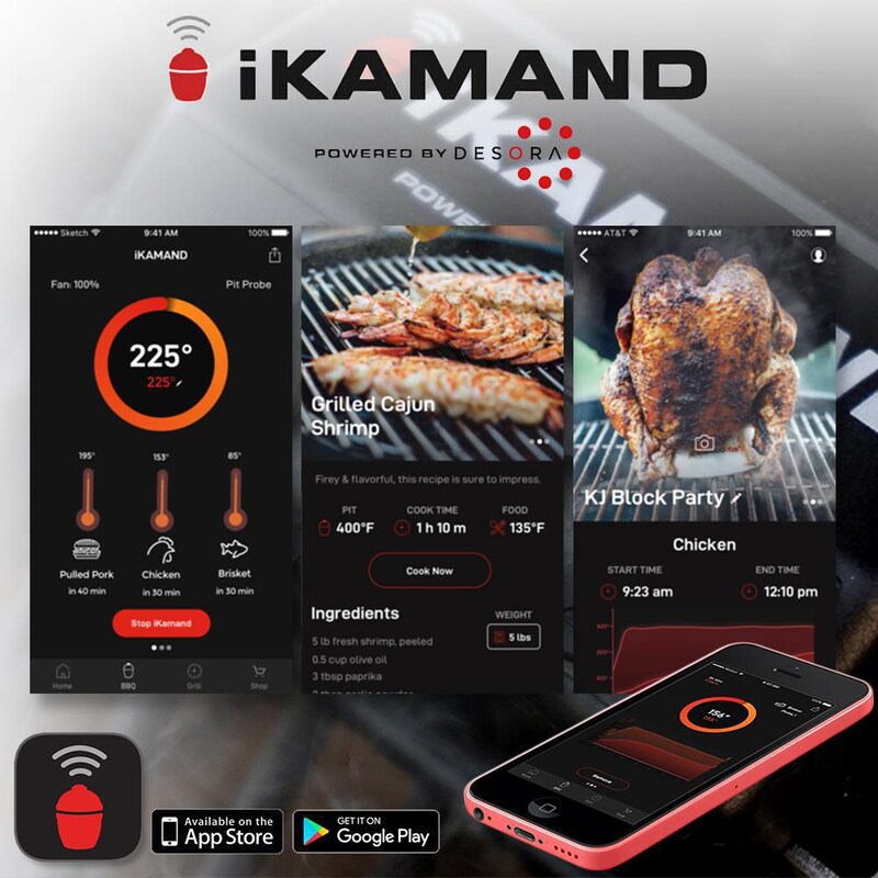 Kamado Joe iKamand II Smart BBQ Temperature Controller For Classic 18-Inch Grills