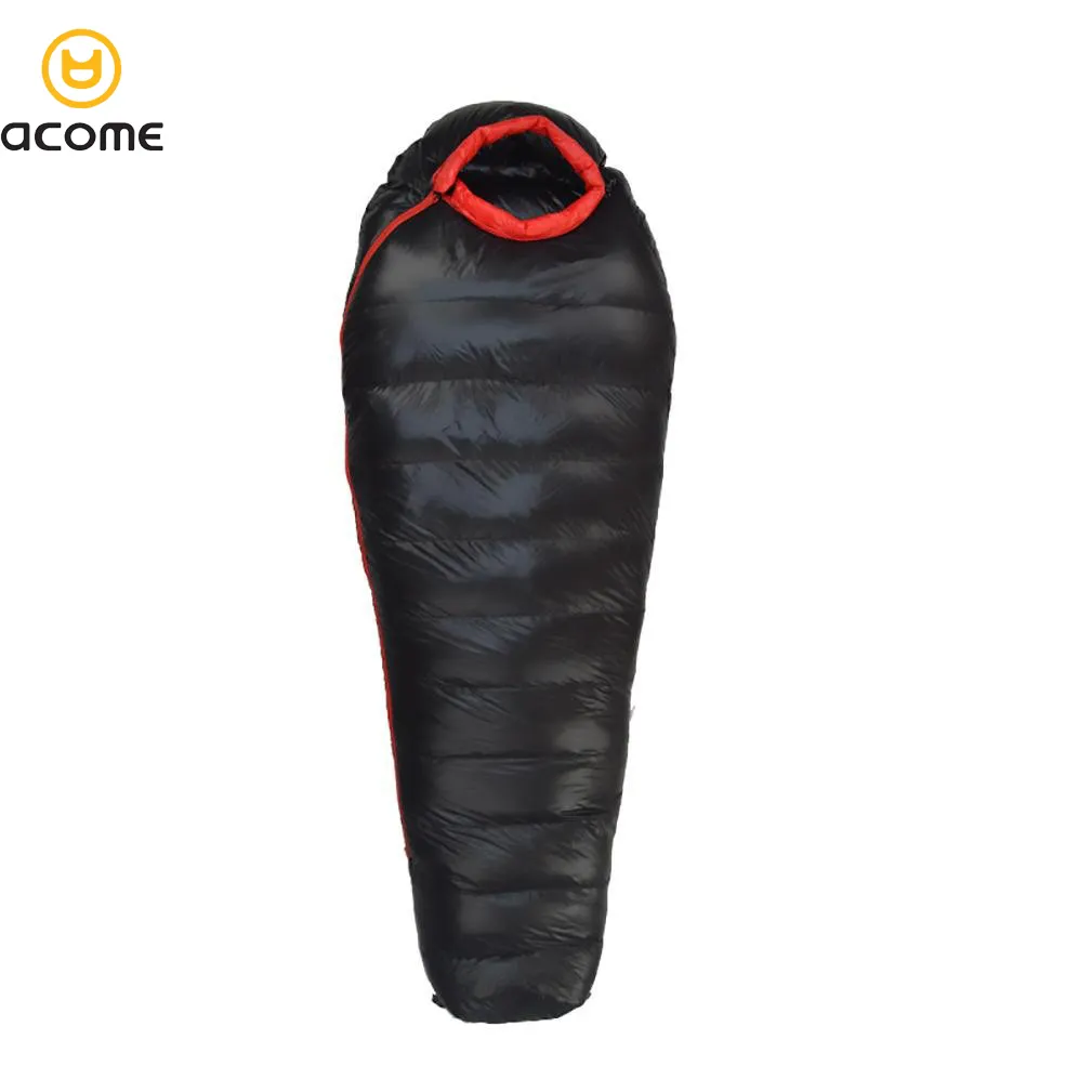 Acome Warm Lightweight Outdoor Camping Hiking 1000g Filling Duck Down Mummy Sleeping Bag