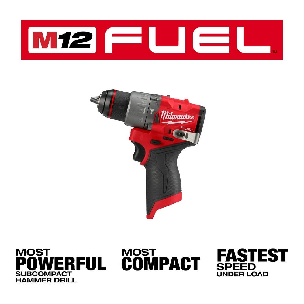 Milwaukee M12 FUEL 1/2 Hammer Drill/Driver