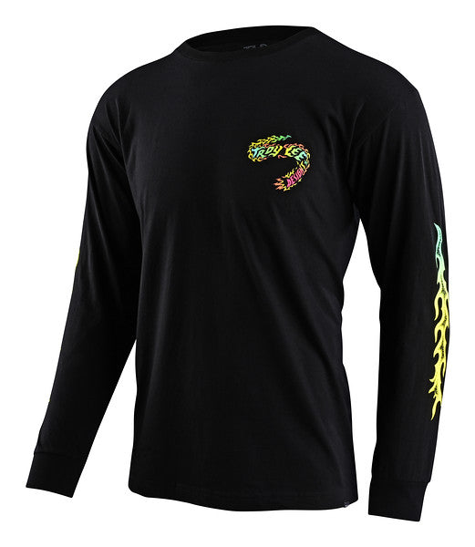 Troy Lee Designs Tallboy Demon Long Sleeve Tee - Black