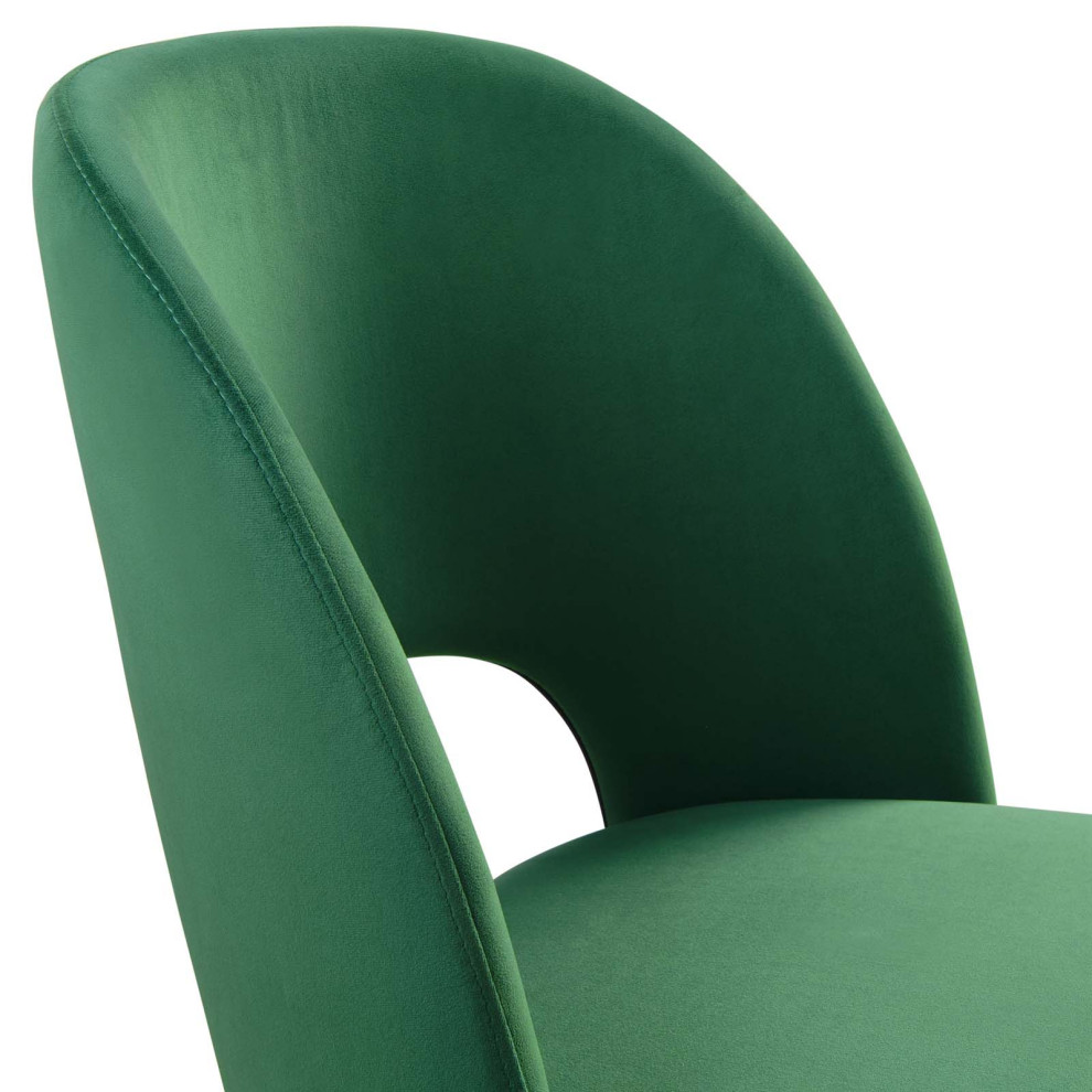 Rouse Performance Velvet Dining Side Chair   Midcentury   Dining Chairs   by Modway  Houzz