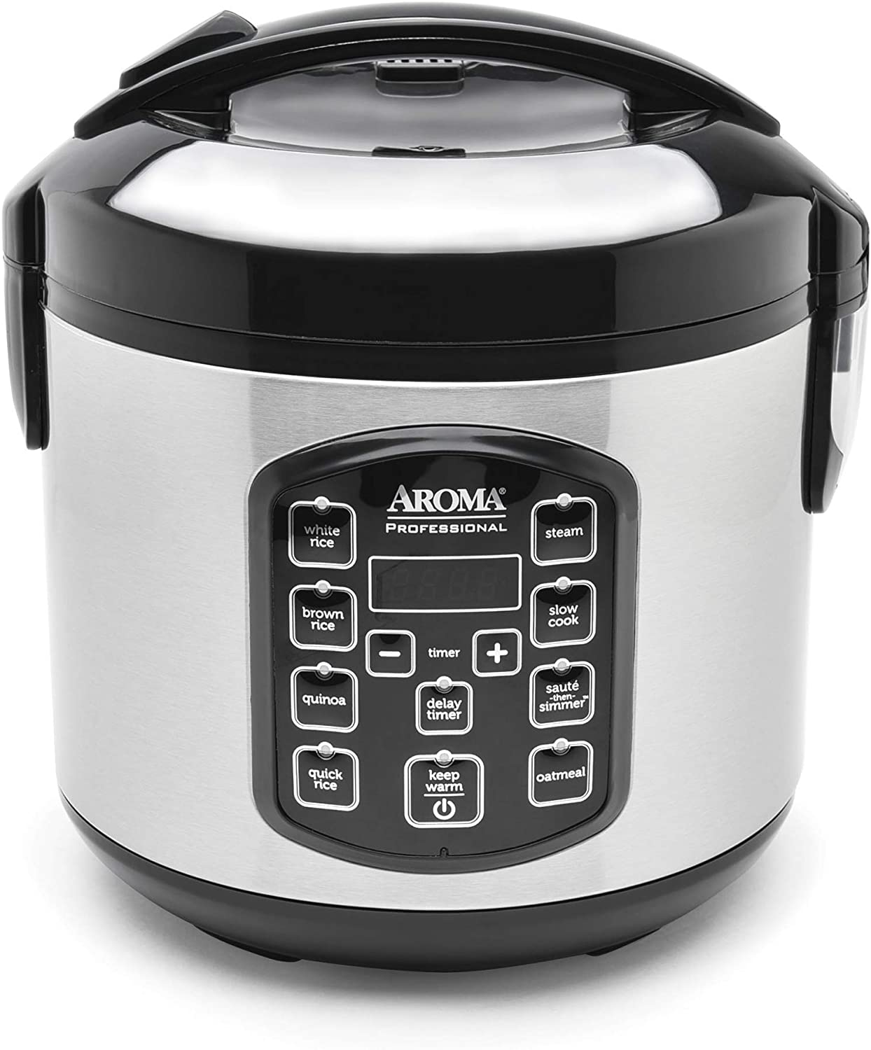 Aroma Housewares ARC-954SBD Rice Cooker， 4-Cup Uncooked 2.5 Quart， Professional Version