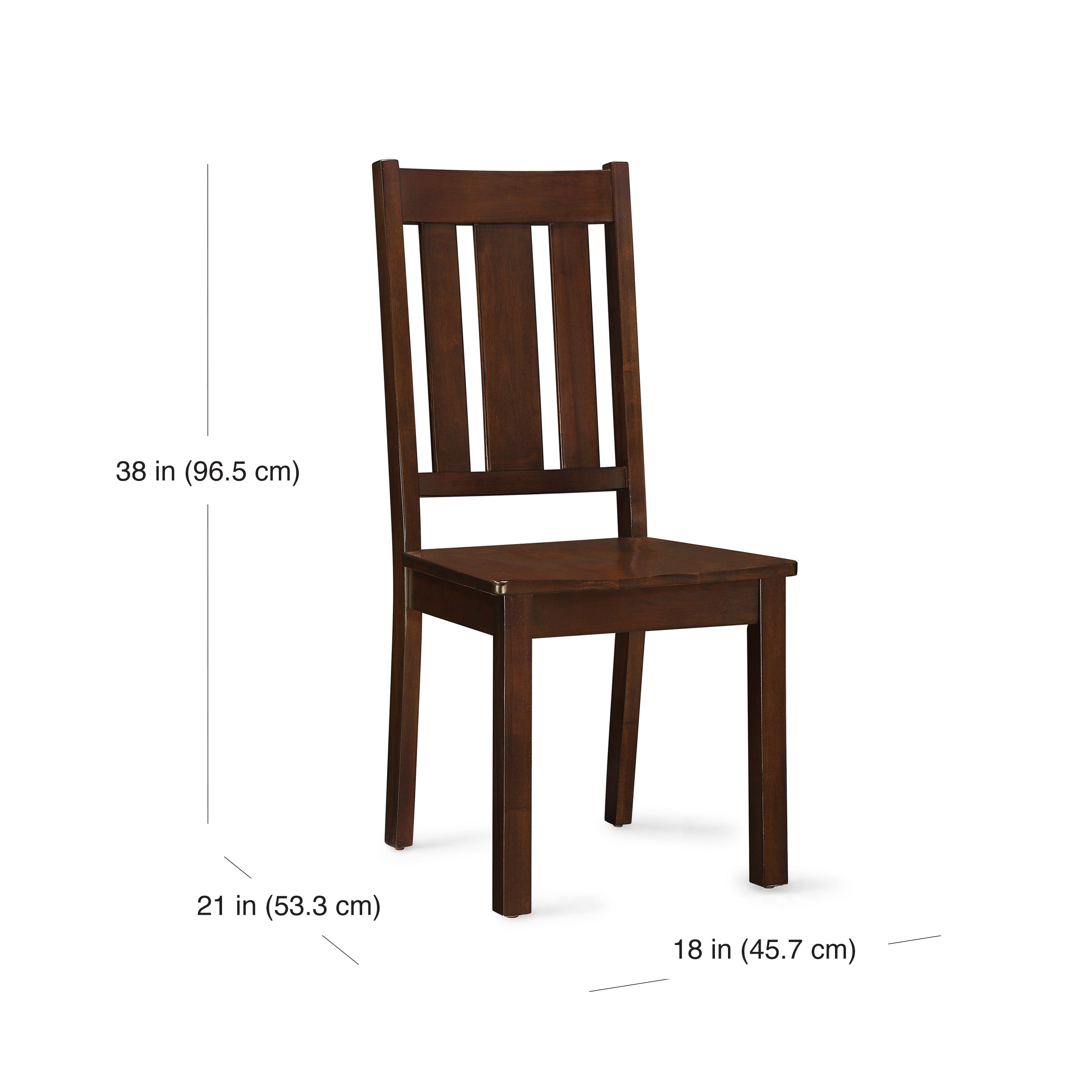 Better Homes and Gardens Bankston Dining Chair， Set of 2， Mocha