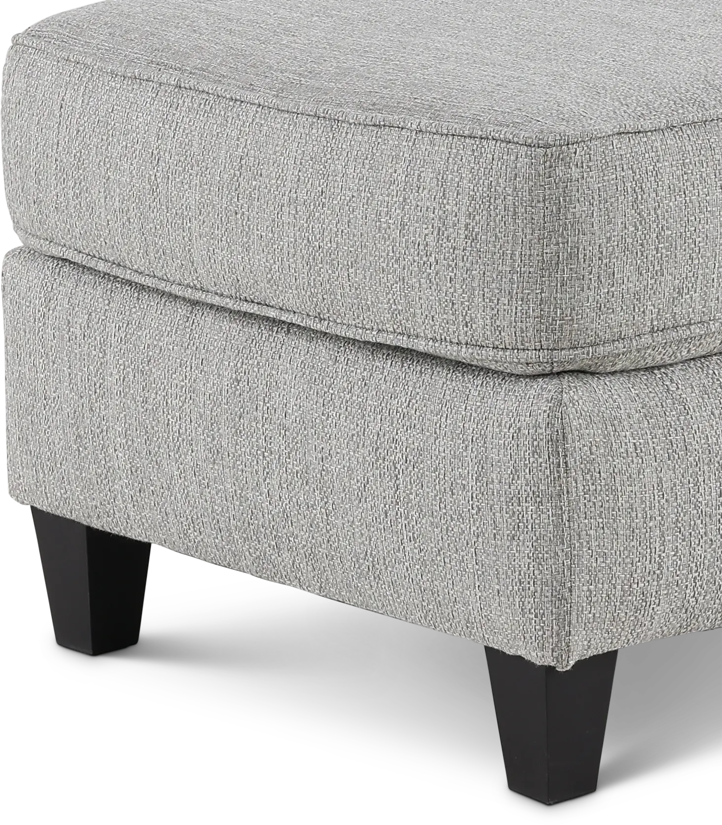 American Farmhouse Gray Ottoman