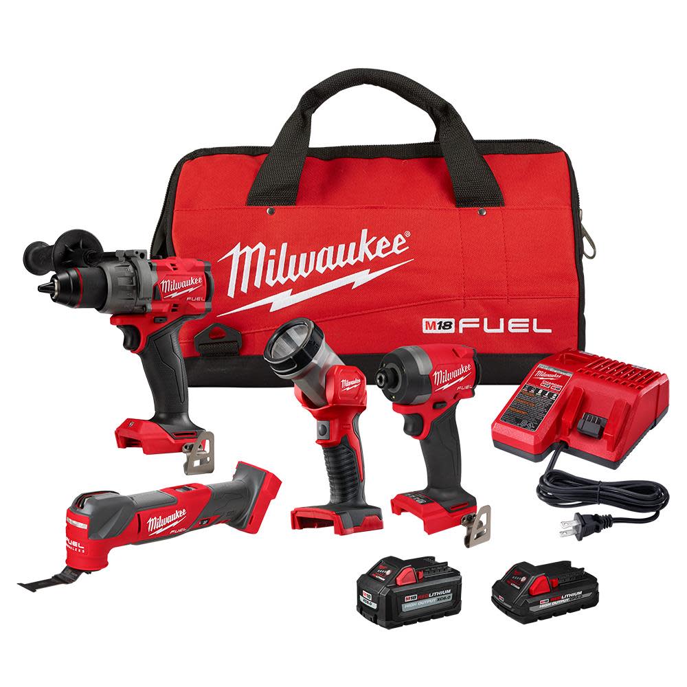 Milwaukee M18 FUEL 4 Tool Combo Kit 3698-24MT from Milwaukee