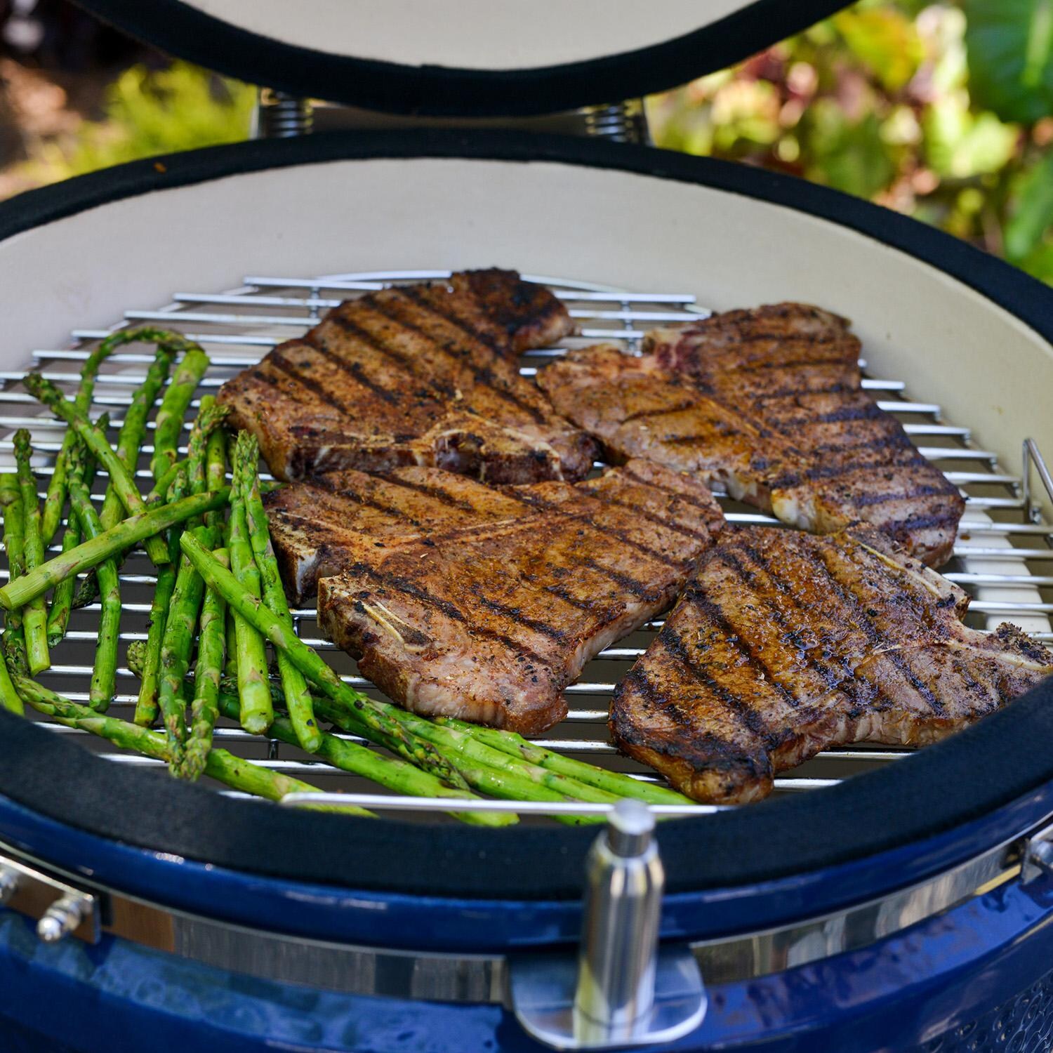 Lifesmart 19-Inch Ceramic Kamado Grill