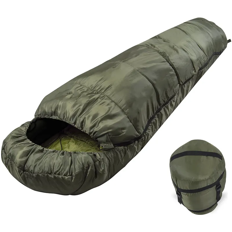 Custom Lightweight Portable Waterproof Camping Mummy Sleeping Bag Camping Tall Adult Outdoor