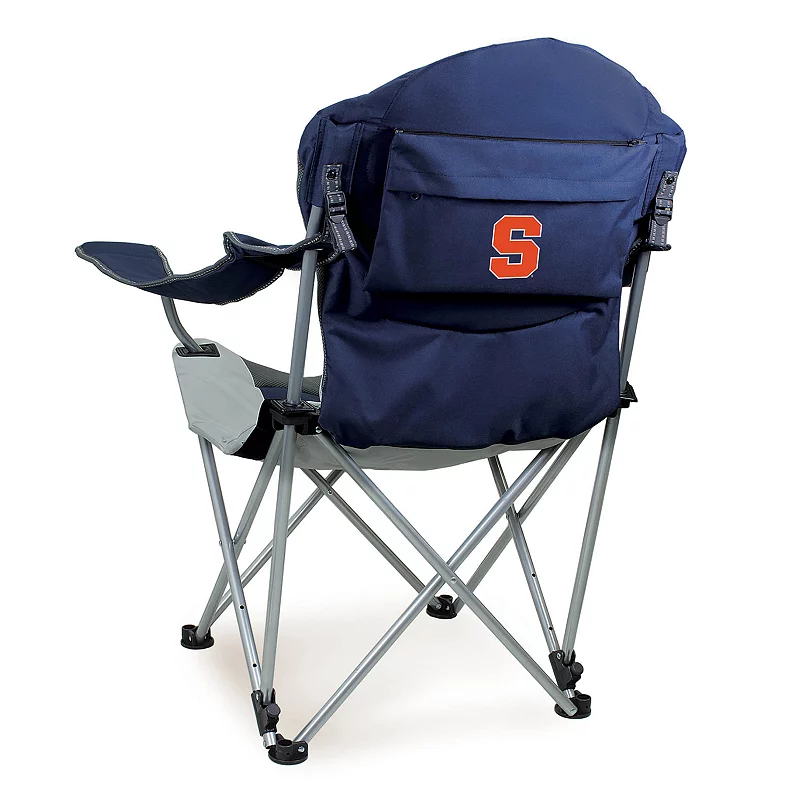 Picnic Time Syracuse Orange Reclining Camp Chair