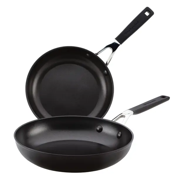 KitchenAid 2-Piece Hard Anodized Nonstick Frying Pan Set