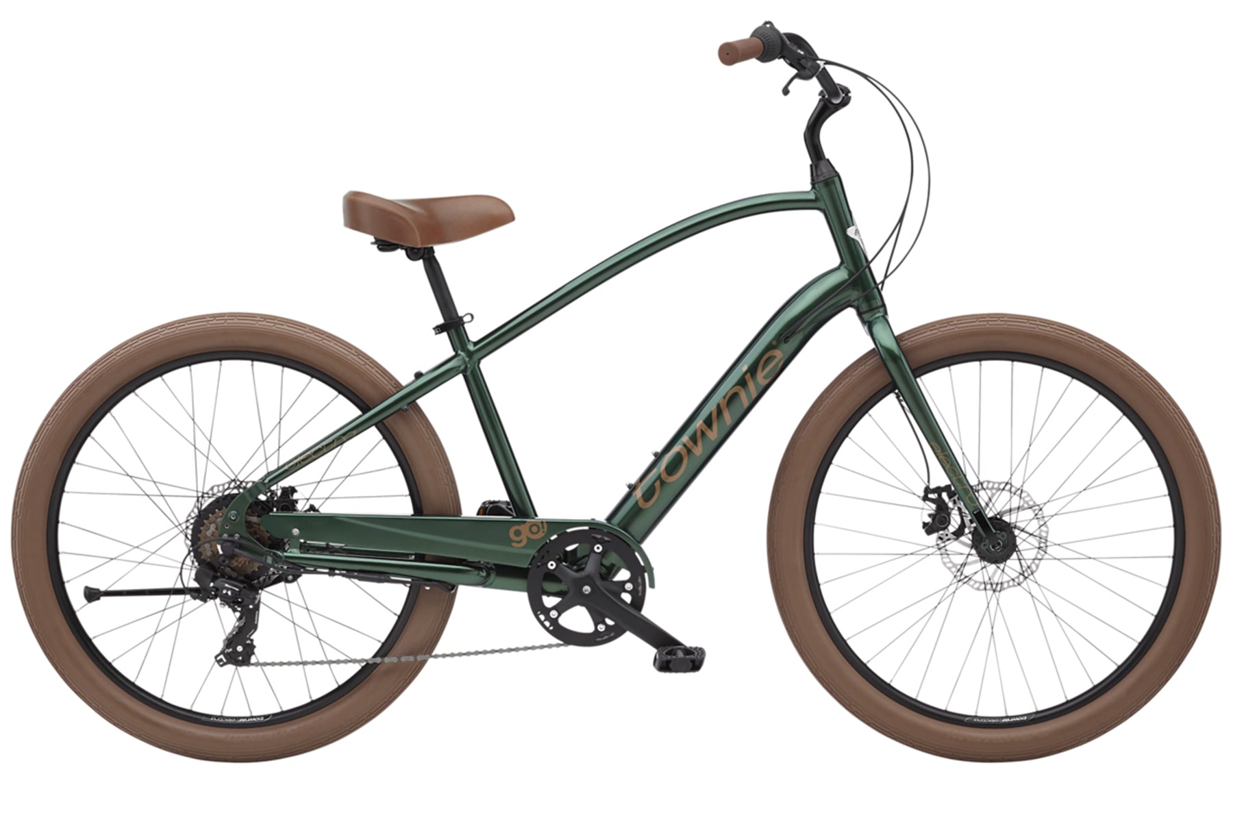 Electra Townie Go! 7D Step-Over - Evergreen Metallic - 2024